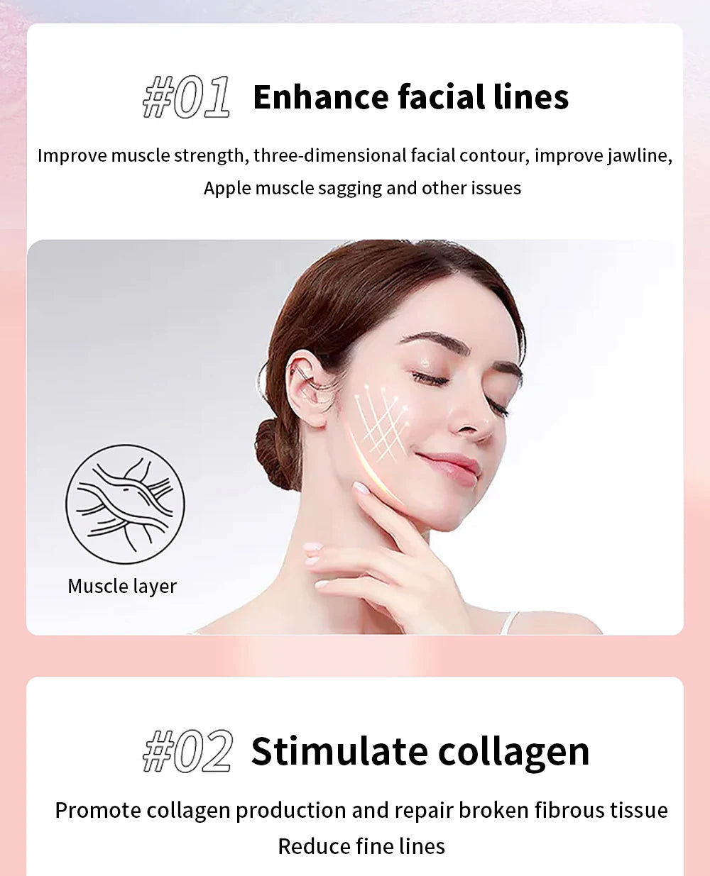 Microcurrent Facial Lifting and Tightening Device - 13