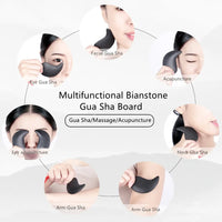 Natural Gua Sha Massage Stone for Facial Sculpting and Skin Care