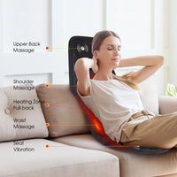 Full-Body Heated Vibration Massage Chair Cushion