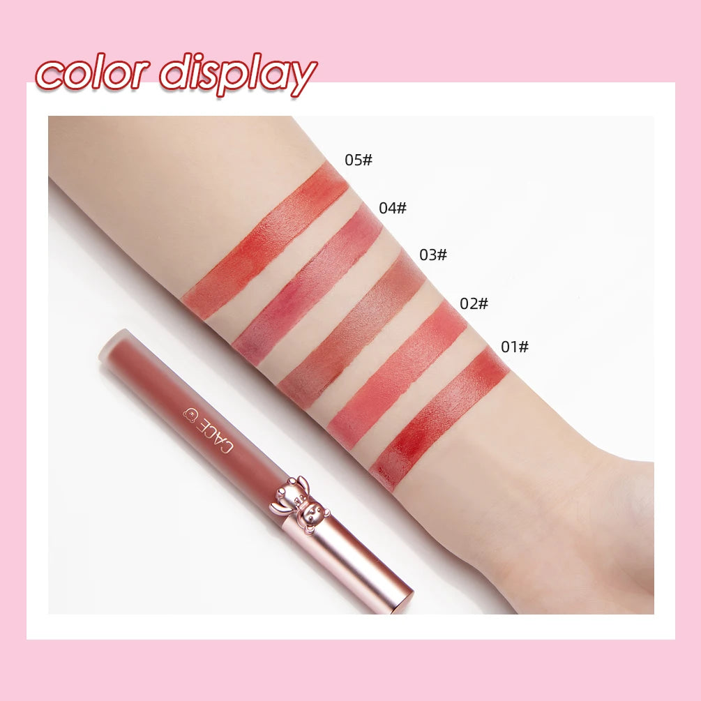 Matte Velvet Liquid Lipstick Set - 5