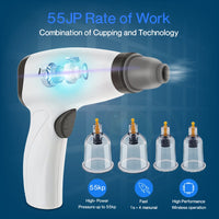 Electric Vacuum Cupping Therapy Set with Extension Tube