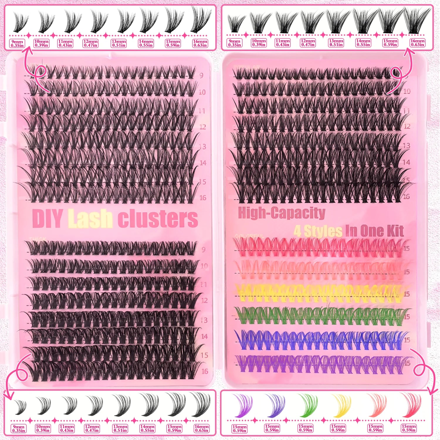 DIY Cluster Eyelash Extension Kit for Beginners - 4