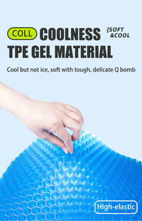 Ergonomic Honeycomb Gel Seat Cushion for Pain Relief