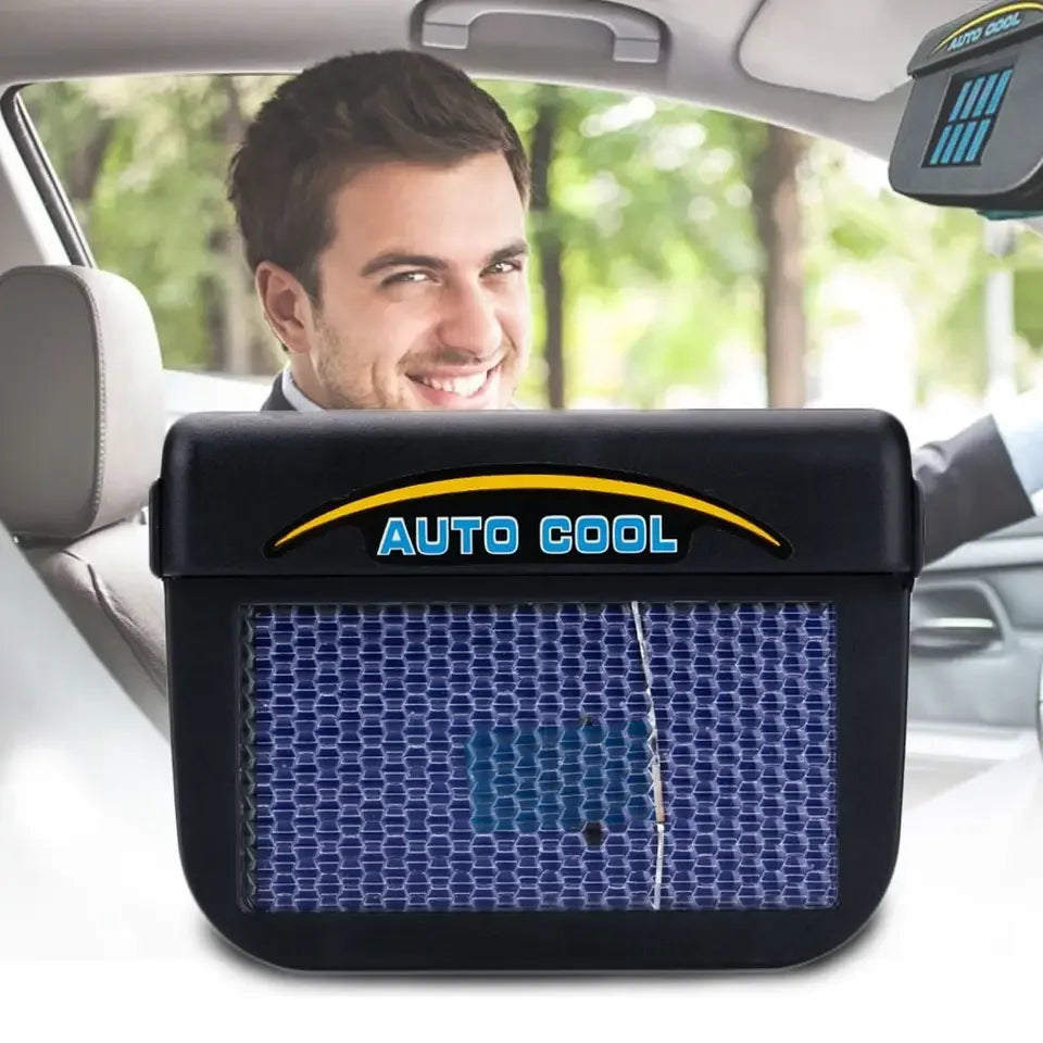 Solar Powered Car Window Ventilation Fan - 11