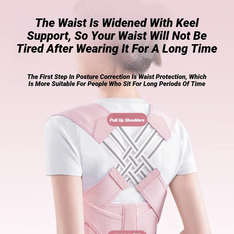 Adjustable Back Posture Corrector for Spine and Shoulder Support - 4