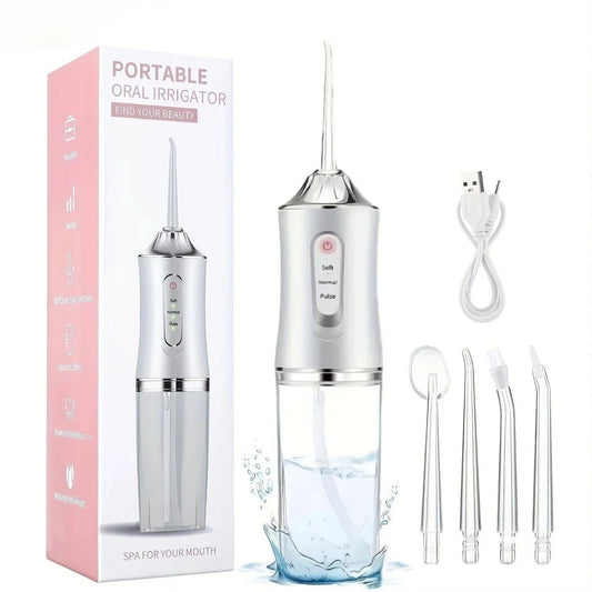 Portable Cordless Water Flosser for Teeth Cleaning