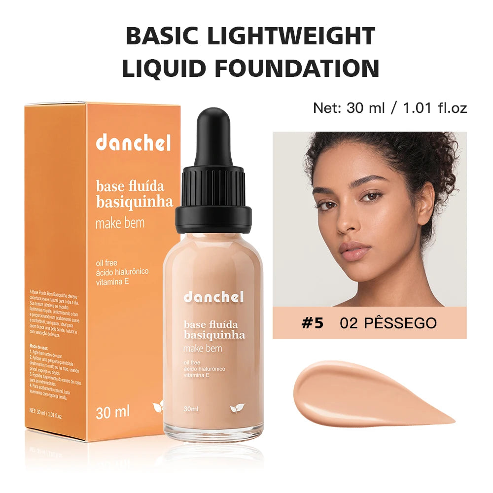 Matte Lightweight Liquid Foundation for Flawless Poreless Skin - 23