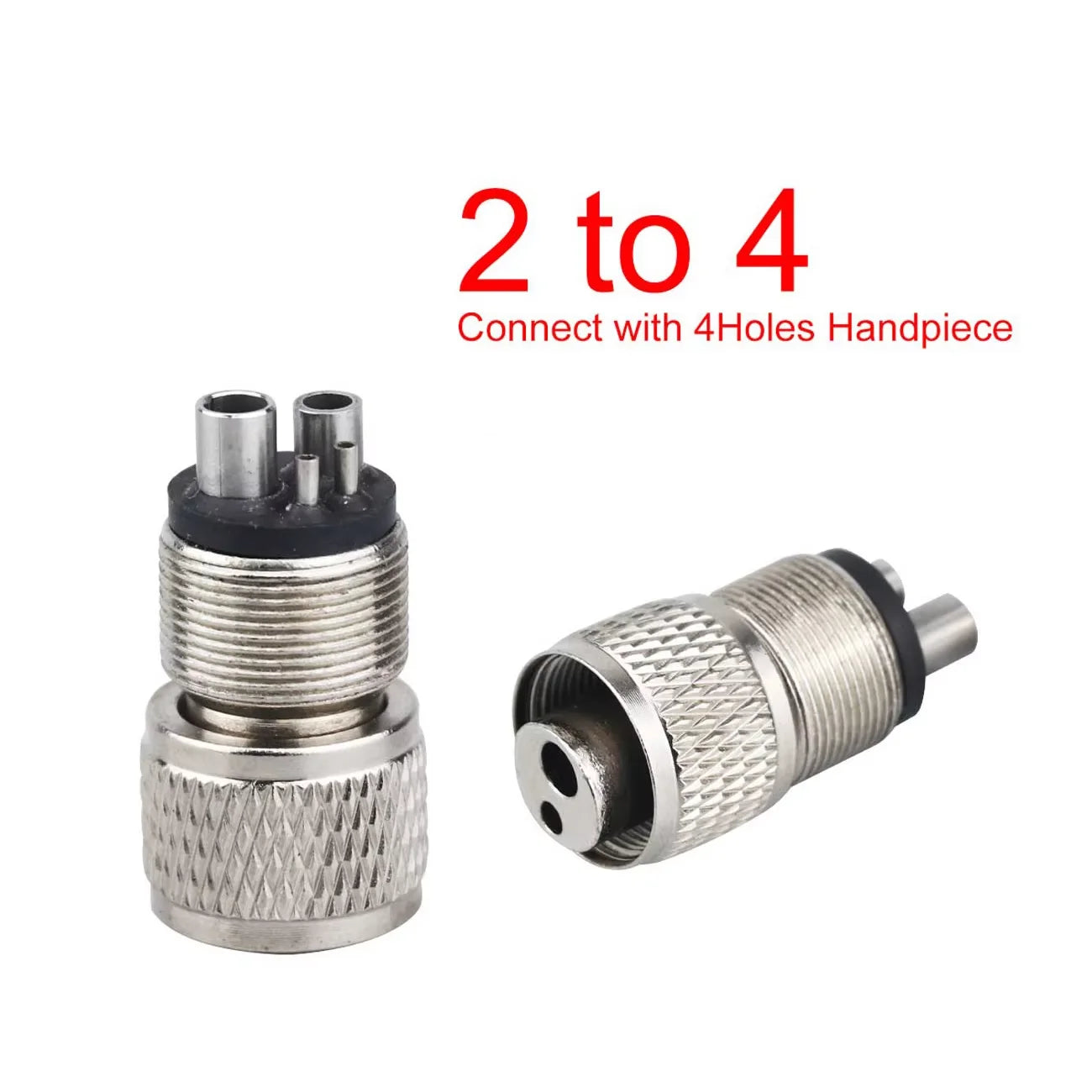 Dental Handpiece Tubing Adapter (2 to 4 or 4 to 2 Hole) - 8