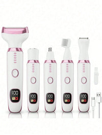 5-in-1 Rechargeable Electric Shaver for Women