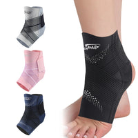 Adjustable Compression Ankle Support Brace for Pain Relief