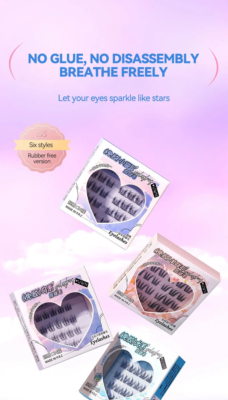 No-Glue DIY Segmented False Eyelashes - 7