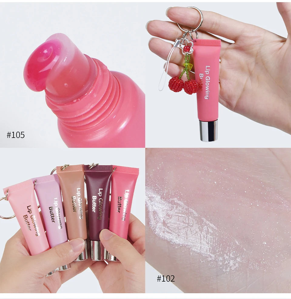 Hydrating Lip Glowing Butter with Keychain - 16