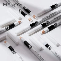 12-Piece Waterproof White Eyeliner Pencil Set