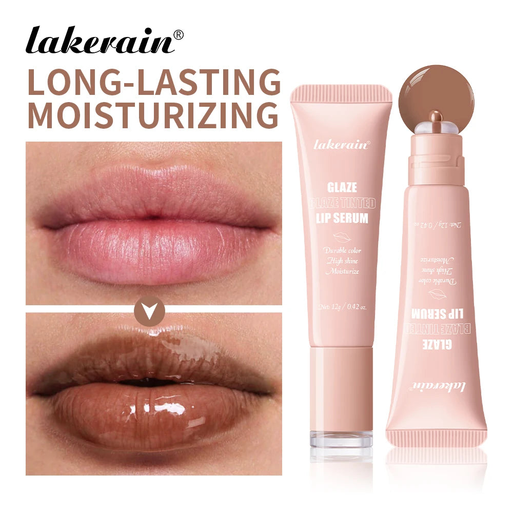 Hydrating Tinted Lip Serum for Plump Glossy Lips - 2