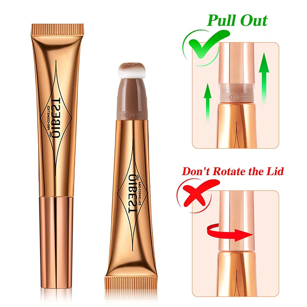 Liquid Contour, Blush and Highlighter Wand with Cushion Applicator - 6