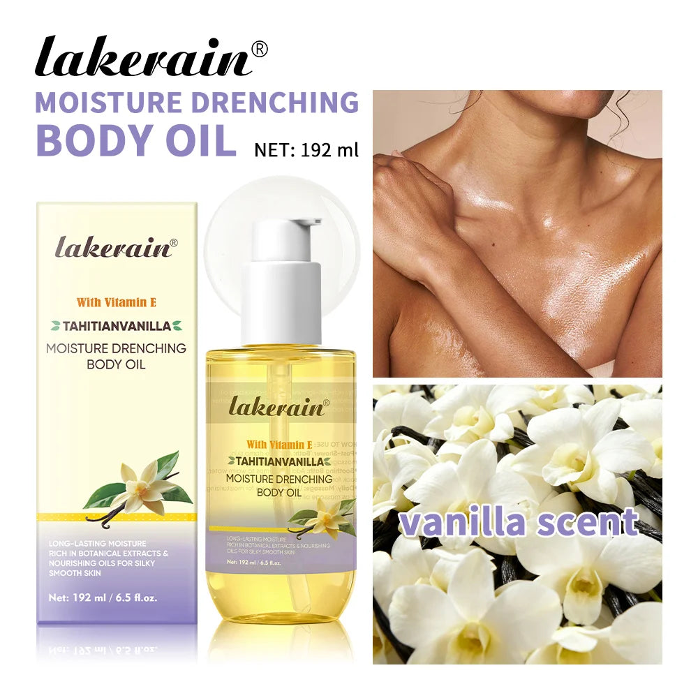 Vanilla Hydrating Body Oil for Dry Skin - 24