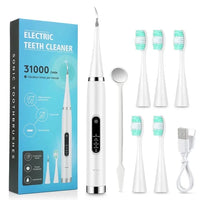 Electric Sonic Teeth Whitening & Plaque Removal Kit