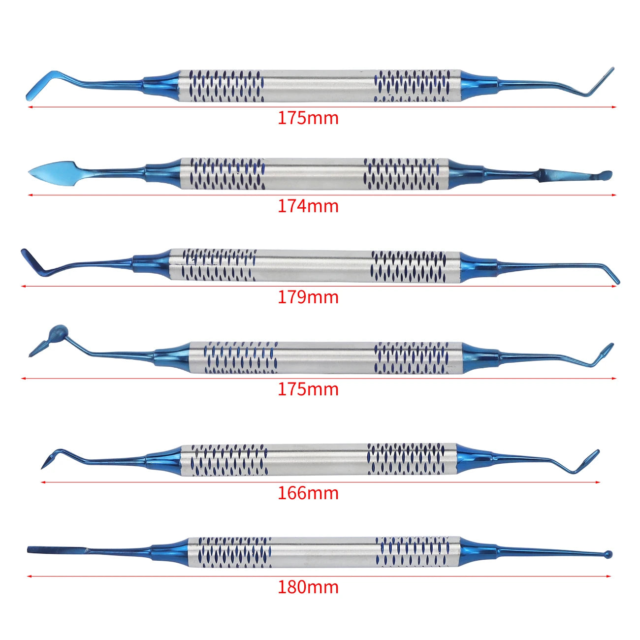 6-Piece Dental Composite Filling Spatula Set - 5