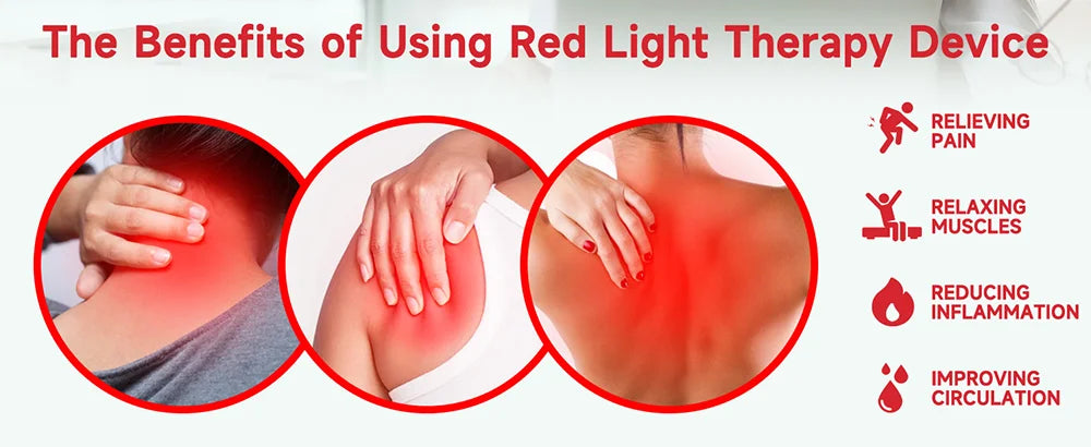 Red Light Therapy Shoulder and Neck Pain Relief Wrap - 8