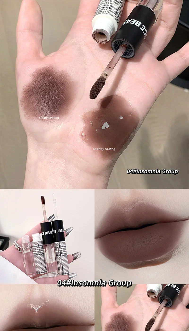 Dual-Ended Water-Matte Lip Tint and Gloss - 15
