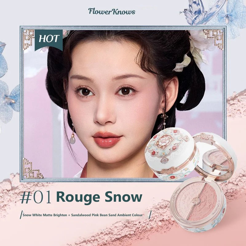 Embossed Matte Pressed Powder Blush for Natural Radiant Glow - 44