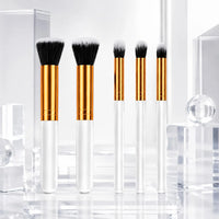 5-Piece Professional Makeup Brush Set for Flawless Application