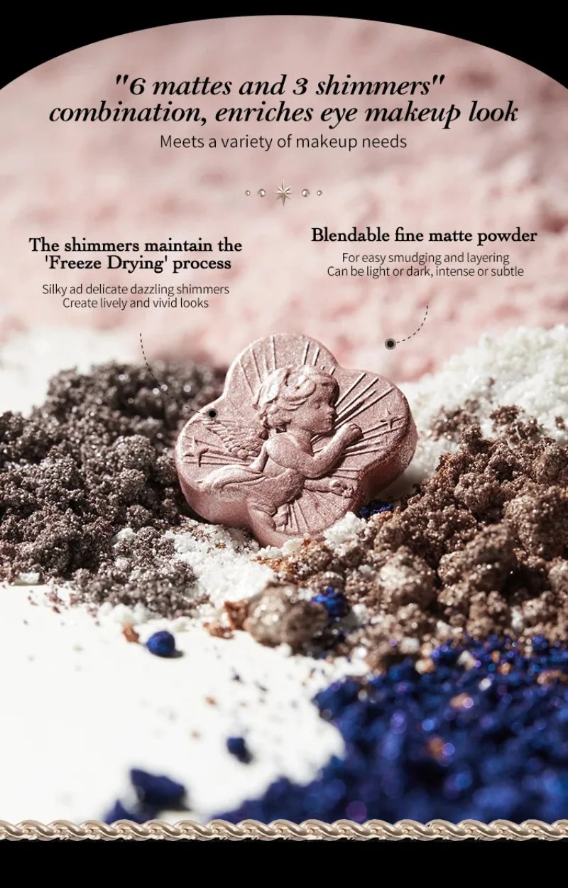 Nine-Color Angel Themed Eyeshadow Palette - 11
