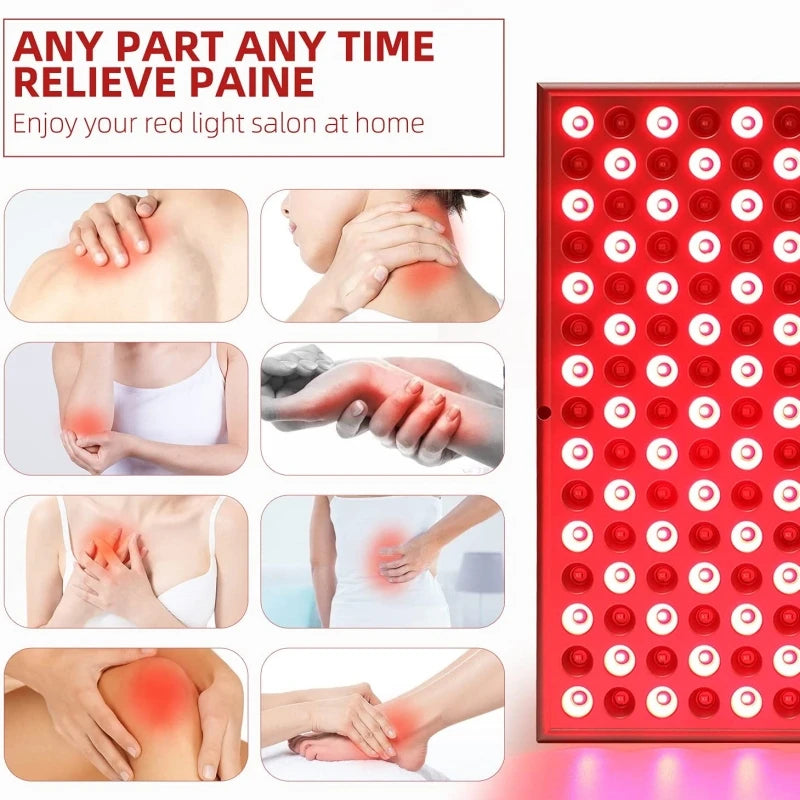 LED Red Light Therapy Panel for Skin Rejuvenation and Pain Relief - 3