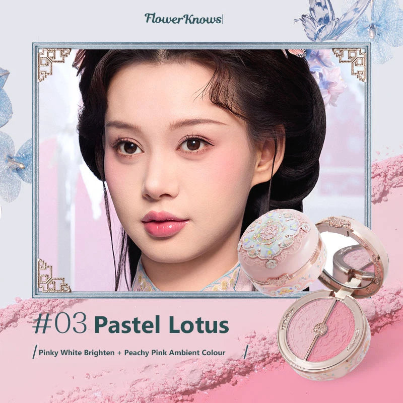 Embossed Floral Matte Blush Palette - 36