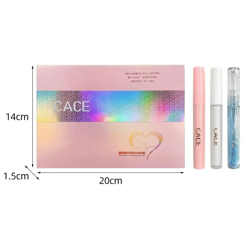 Matte Liquid Lipstick and Lip Gloss Makeup Gift Set - 6