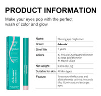 Waterproof Shimmer Eyeshadow Stick for Instant Eye Brightening