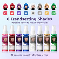 Instant Temporary Hair Color Spray for Parties and Styling