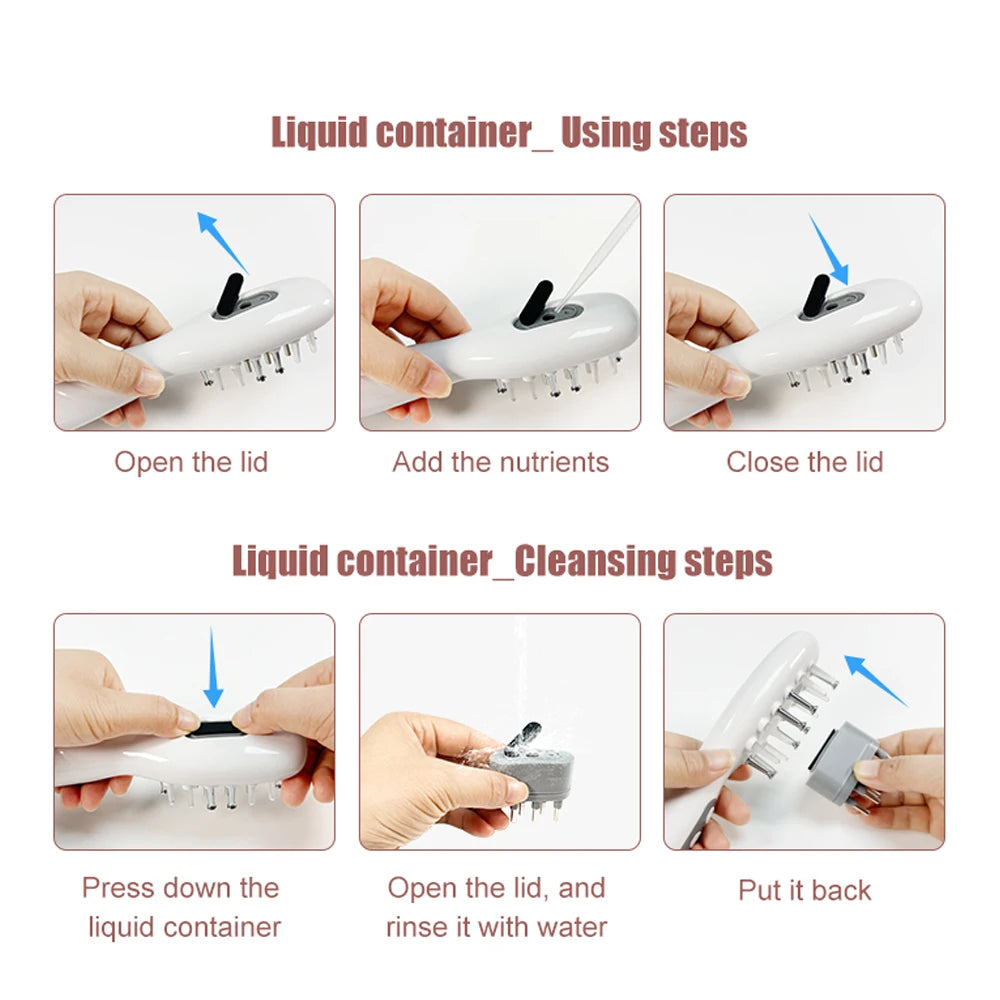 Electric Scalp Massager & Hair Growth Oil Applicator - 16