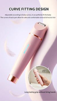 3-in-1 Waterproof Electric Hair Trimmer for Women