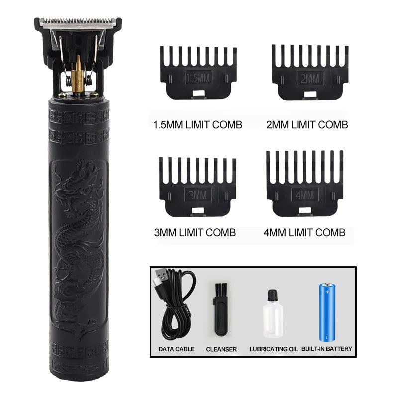 Professional Rechargeable Electric Hair Trimmer for Men - 13