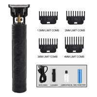 Professional Rechargeable Electric Hair Trimmer for Men