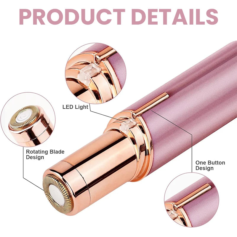 Painless Electric Facial Hair Remover for Women - 4