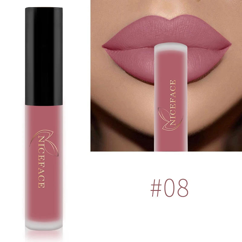 Long-Lasting Velvet Matte Liquid Lipstick - 33