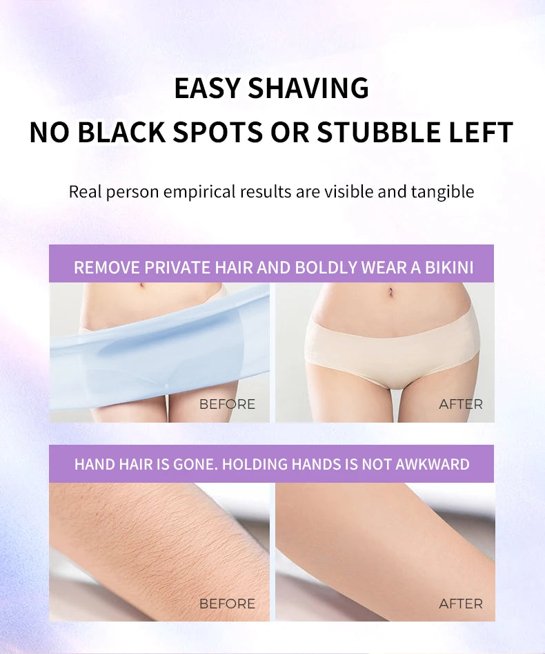 3-in-1 Waterproof Electric Hair Trimmer for Women - 10