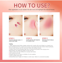 Long-Lasting Waterproof Liquid Cheek Blush