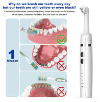 Electric Tooth Polisher for Home Teeth Whitening and Stain Removal