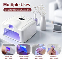 Dual-Mode Professional Gel Nail Dryer with Auto Sensor