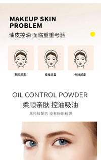 Violet Oil-Control Setting Powder for Flawless Matte Finish