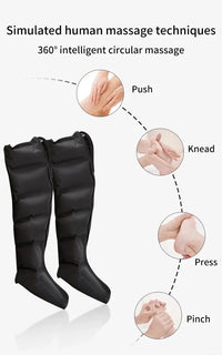 Electric Air Compression Leg Massager for Deep Tissue Recovery