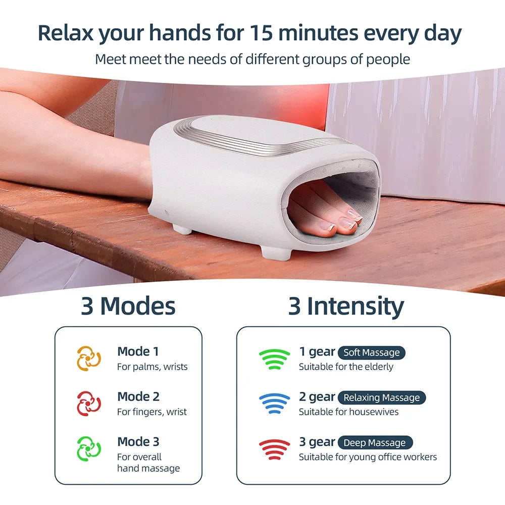 Wireless Electric Hand and Wrist Compression Massager - 14