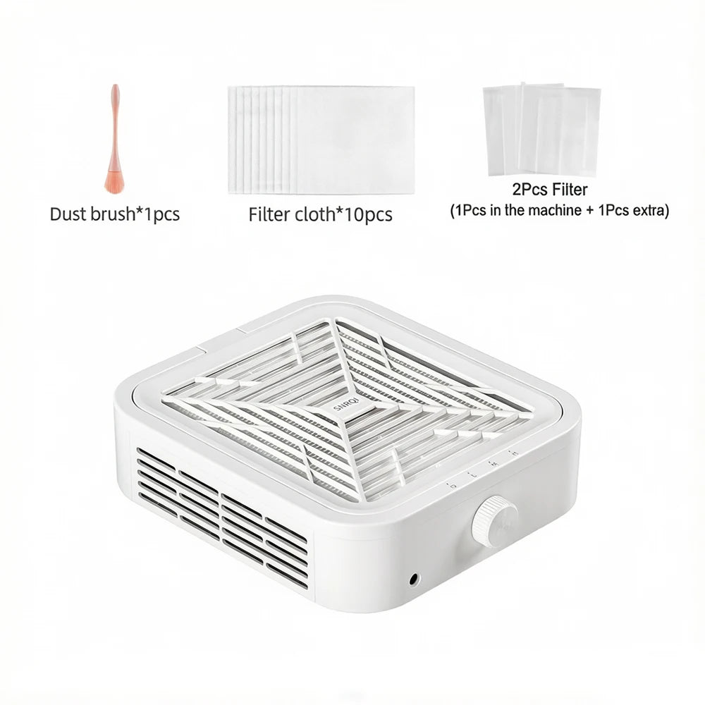 120W Professional Nail Dust Collector Vacuum - 10
