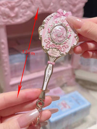 Vintage Aesthetic Handheld Makeup Mirror