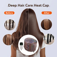 Electric Deep Conditioning Hair Steamer Cap for Home Spa