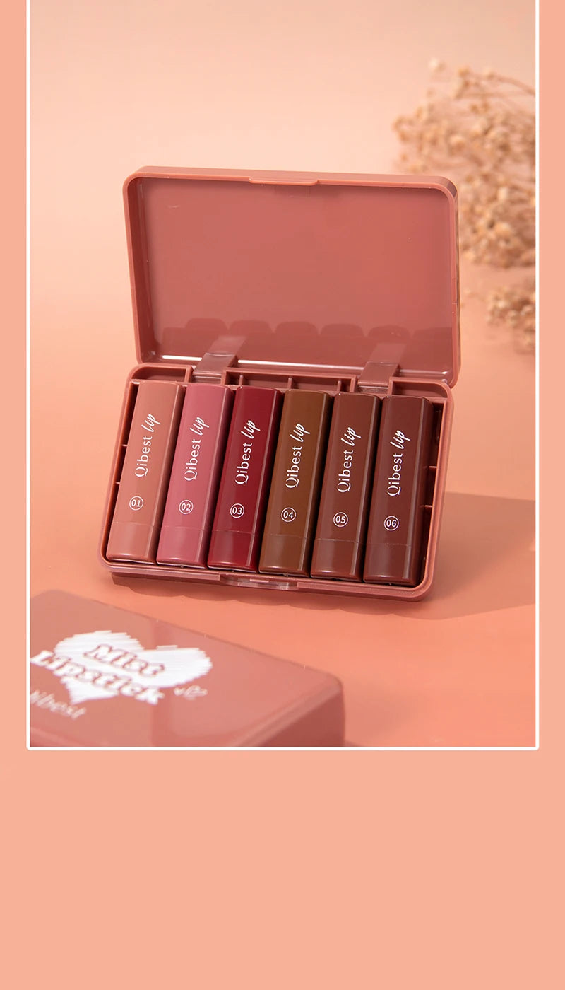 Waterproof Matte Lipstick Pencil Set - 16