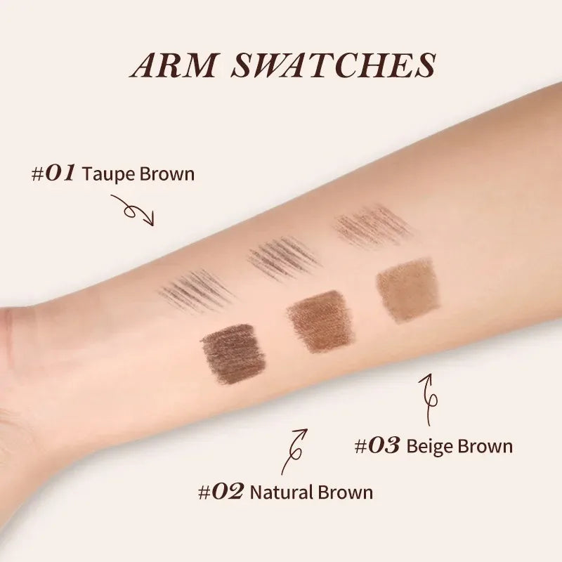 Dual-Ended Waterproof Eyebrow Pencil and Gel for Defined Brows - 4